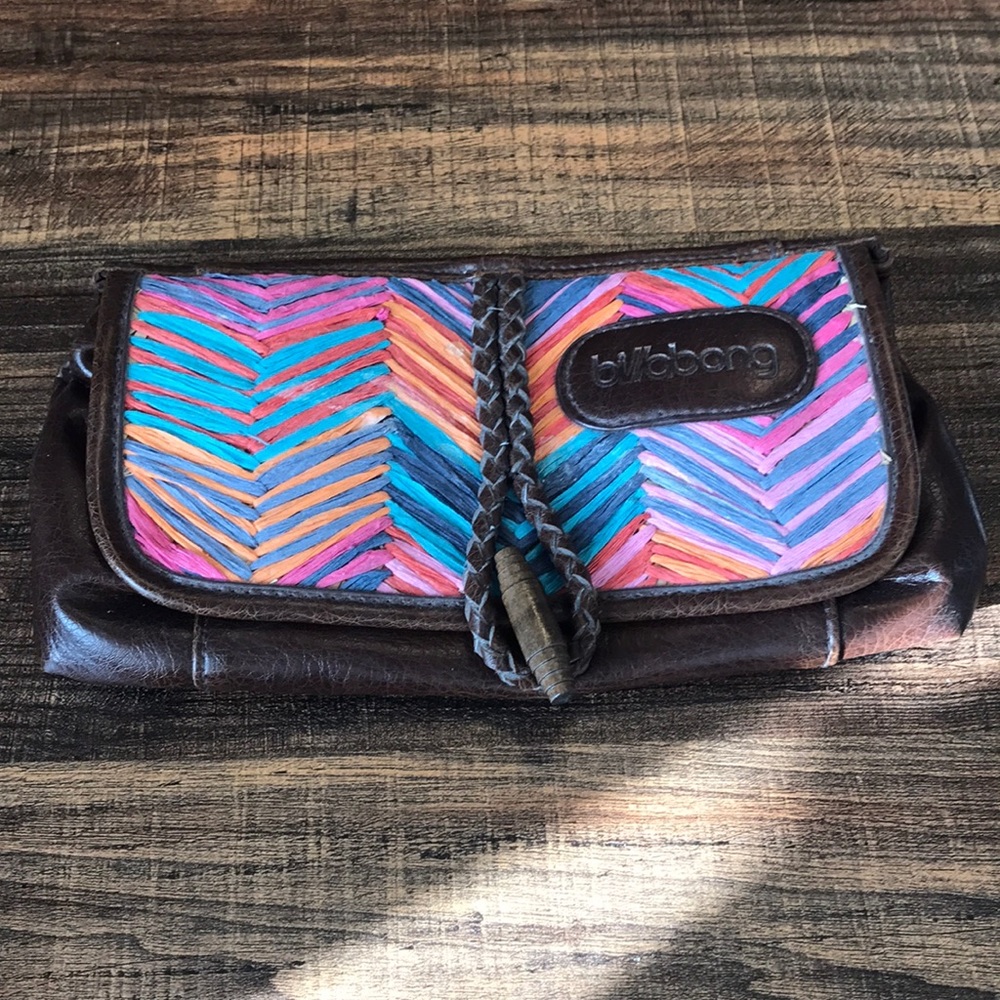 Billabong Leather Clutch